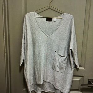 Kerisma light gray quarter sleeve sweater